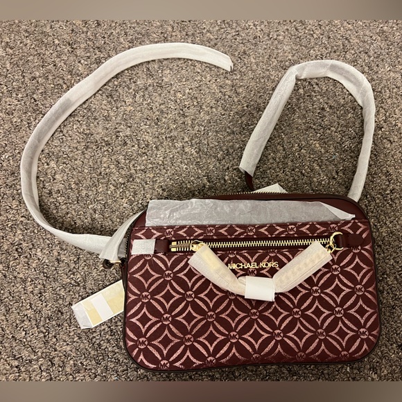 Michael Kors Purple Patterned Crossbody Bag - Picture 1 of 3
